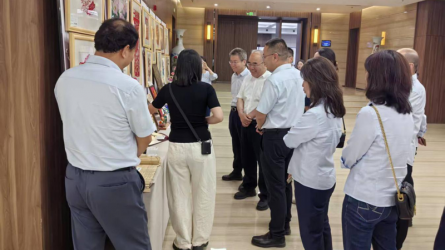 國(guó)泰海通證券股份有限公司相關(guān)營(yíng)業(yè)部參觀甘肅工程咨詢(xún)集團(tuán)廉潔文化作品展