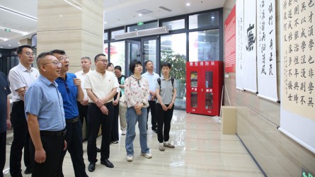 甘肅能化集團(tuán)機(jī)關(guān)黨委參觀甘肅工程咨詢(xún)集團(tuán)廉潔文化作品展